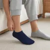 Dark blue mesh breathable summer thin short socks details Picture
